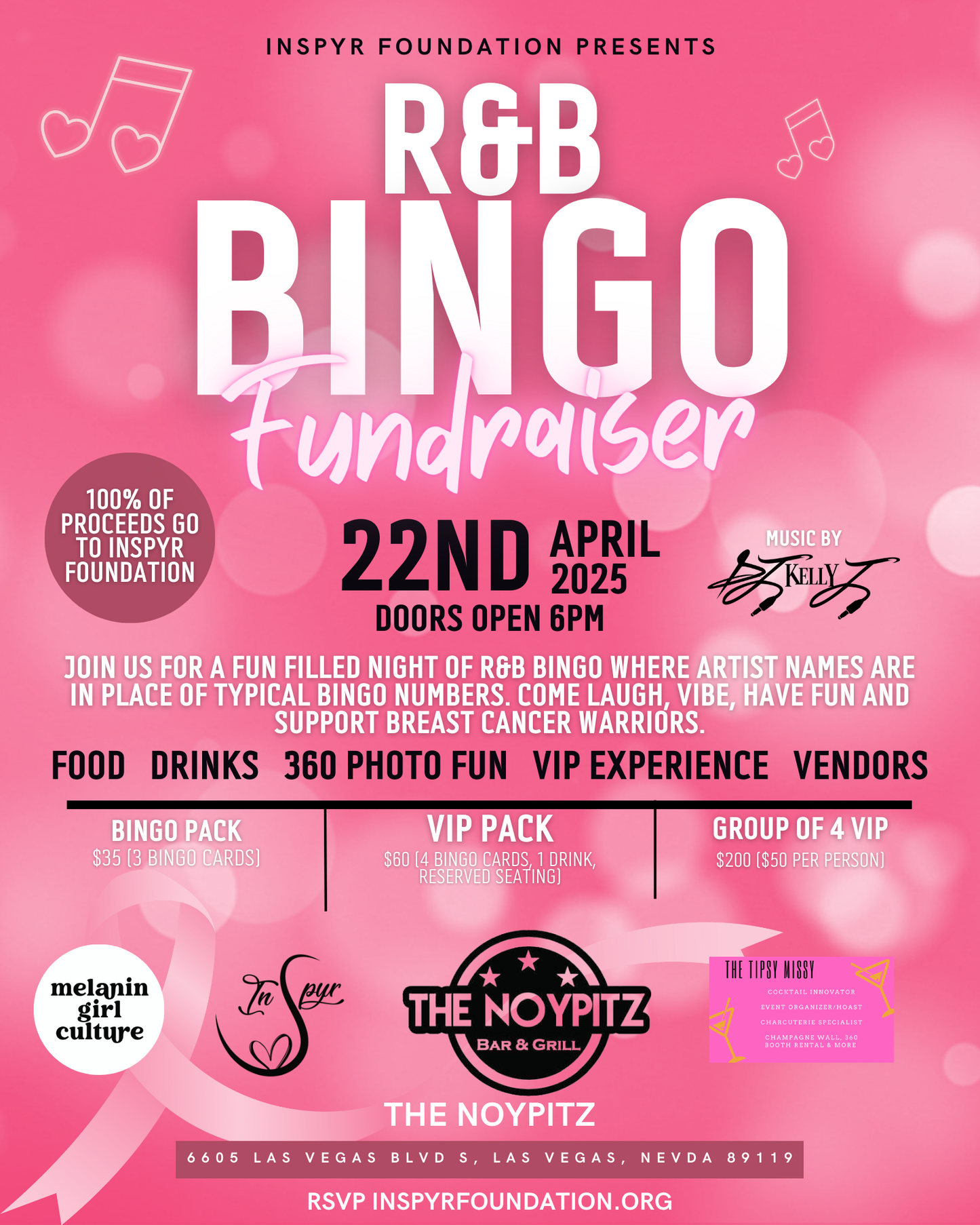 R&B Bingo Fundraiser